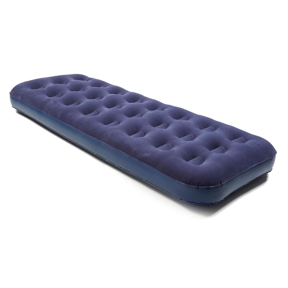 Flocked single air clearance mattress