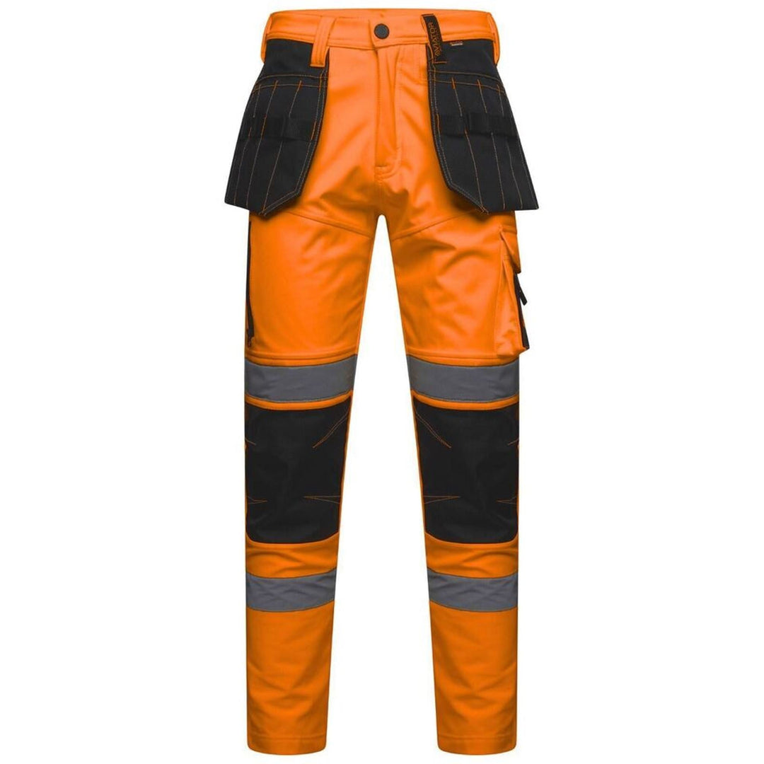 Men's Hi Vis Softshell Cargo Trousers - AV059-5