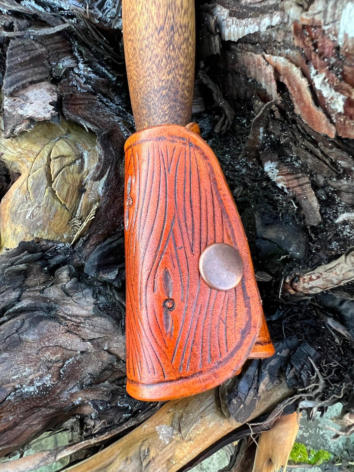 Mora Spoon or Hook Knife Handmade Leather case