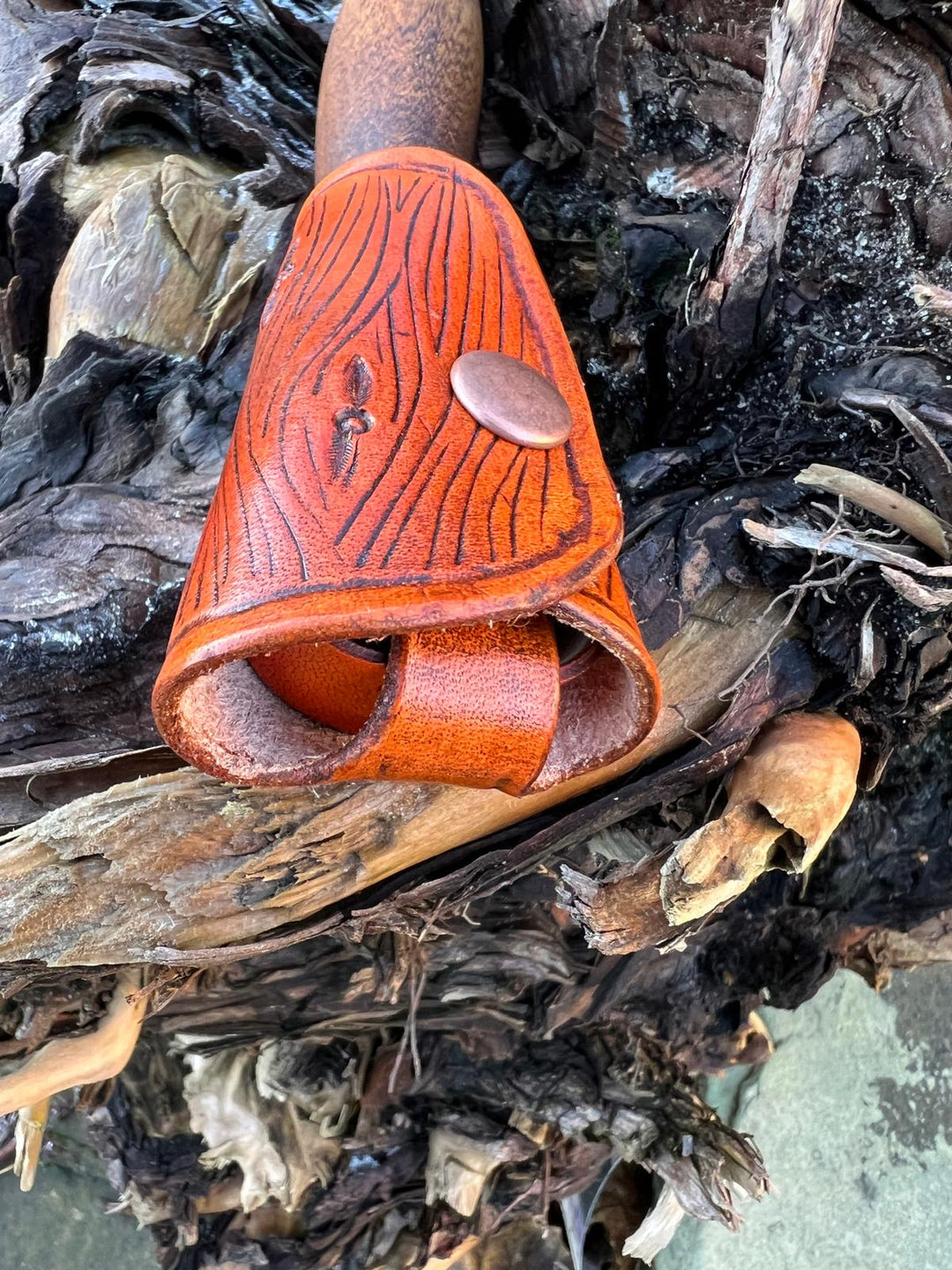 Mora Spoon or Hook Knife Handmade Leather case