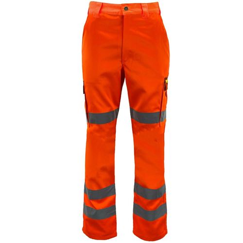 Hi Vis Polycotton Cargo Trousers - HV516-4