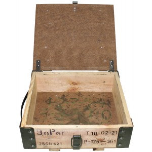 AK101 M33 5.56 Polish Army Wooden Ammo Box