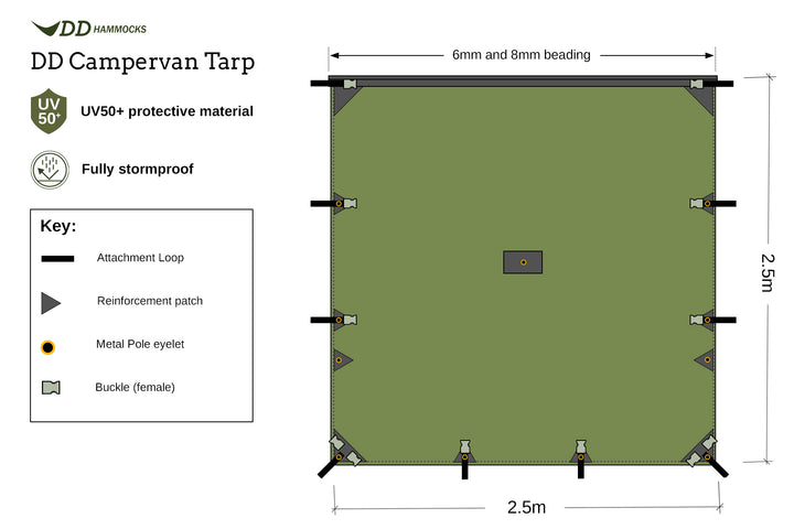 DD Hammocks Campervan Tarp