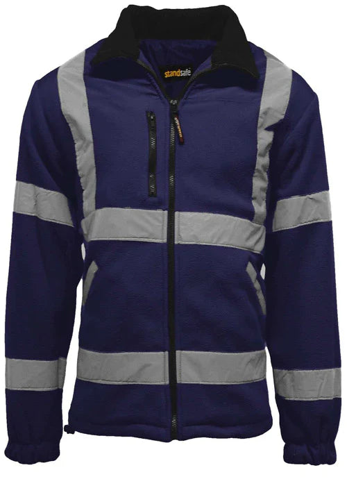 HV022 Hi Vis Fleece Jacket-1