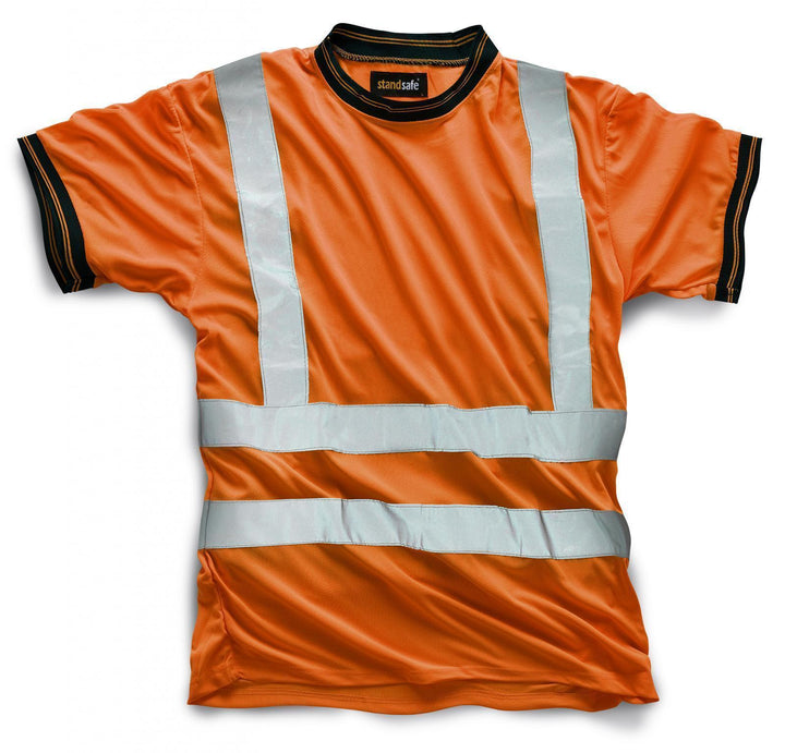 Hi Vis HV007 Short Sleeve Crew Neck T-Shirt