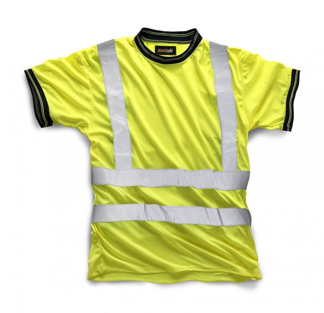 Hi Vis HV007 Short Sleeve Crew Neck T-Shirt