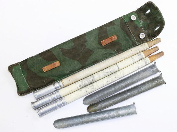 Swiss army tent pole and peg kit  - Zeltbahn Camo