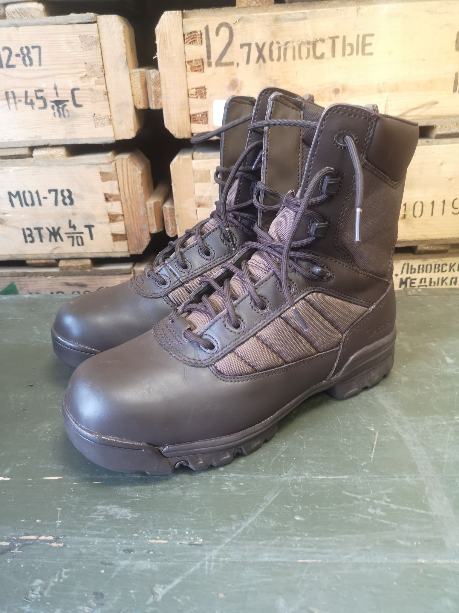 British Army Bates Brown Patrol Boots Grade A MilitaryMart