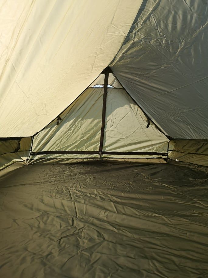 French military clearance tent