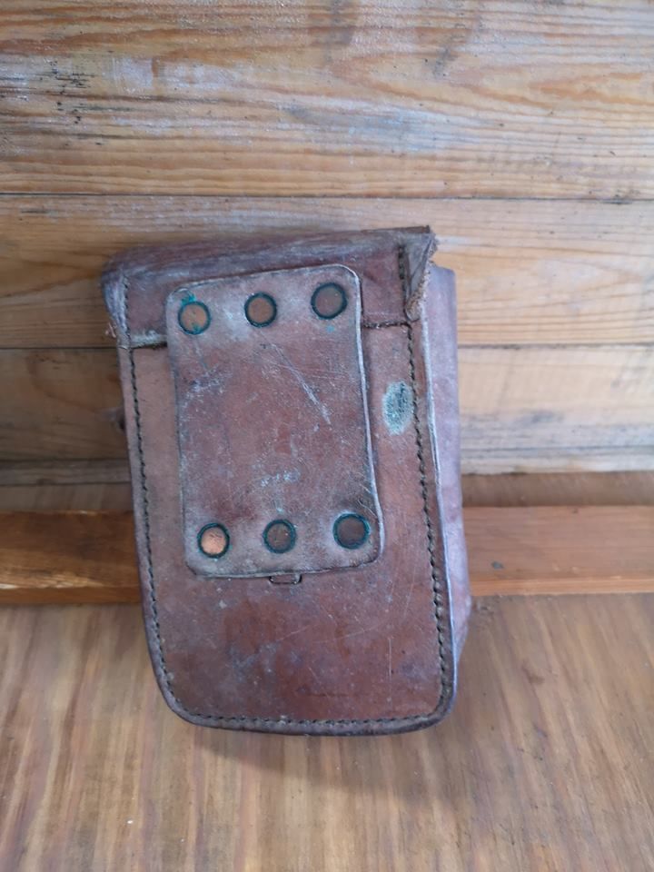 Swedish Army Model 39 Mauser Magazine Leather Pouch