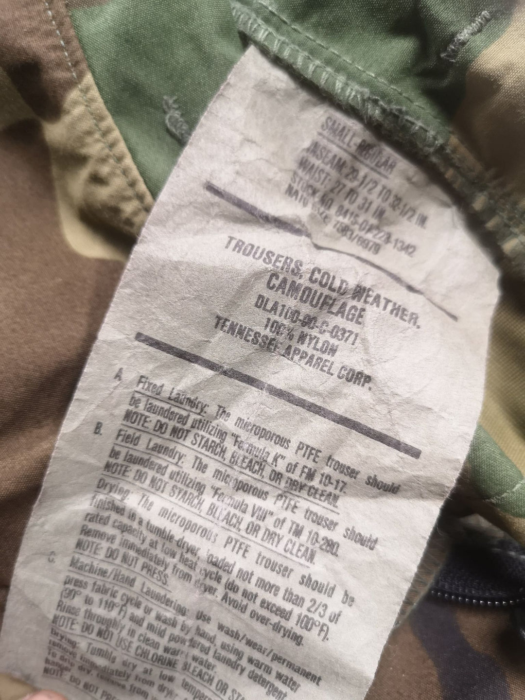 Grade A - US Army Goretex Woodland Trousers